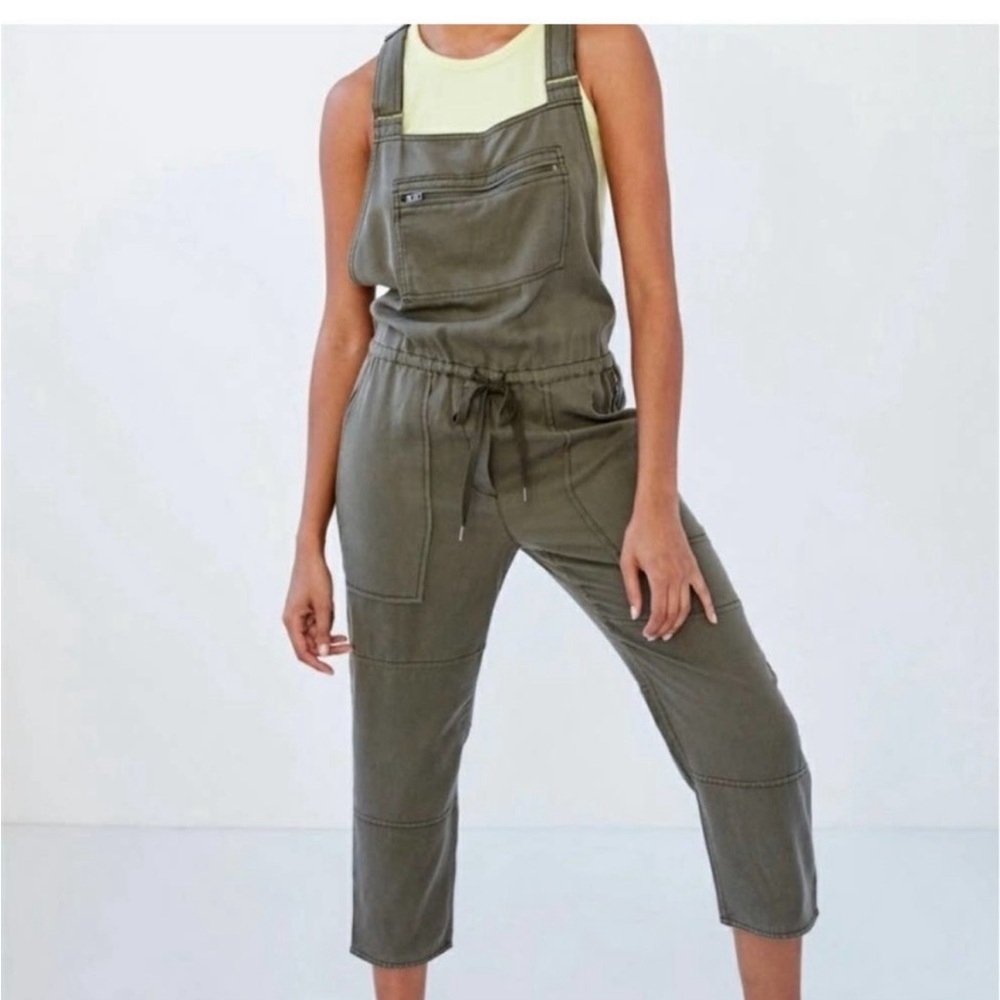 Olive green jumpsuit overalls